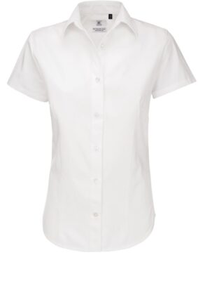 Twill Bluse kurzarm B&C | Sharp SSL /women