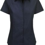 Twill Bluse kurzarm B&C | Sharp SSL /women