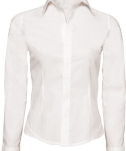 Stretch Bluse langarm B&C | Love Story