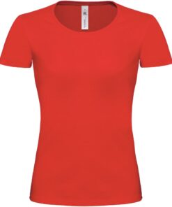 Schweres Damen Medium Fit T-Shirt B&C | Exact Top /women