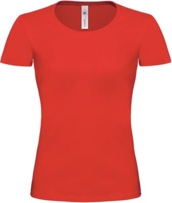 Schweres Damen Medium Fit T-Shirt B&C | Exact Top /women