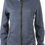 Damen Strickfleece Kapuzenjacke Daiber | JN 588
