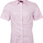 Micro-Twill Bluse kurzarm Daiber | JN 683