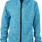 Herren Strickfleece Kapuzenjacke Daiber | JN 589
