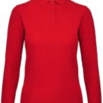 Damen Piqué Polo langarm B&C | ID.001 LSL /women