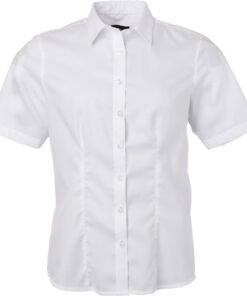 Micro-Twill Bluse kurzarm Daiber | JN 683