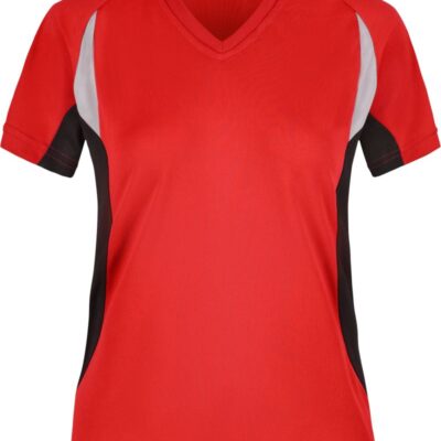 Damen V-Ausschnitt Lauf Shirt Daiber | JN 390