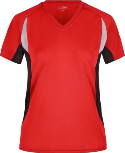 Damen V-Ausschnitt Lauf Shirt Daiber | JN 390