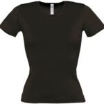Damen Ripp V-Ausschnitt T-Shirt B&C | Watch /women