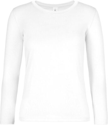 Schweres Damen T-Shirt langarm B&C | #E190 LSL /women