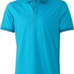 Herren Jersey Melange Polo Daiber | JN 706