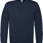 Sweater mit 1/4 Zip B&C | ID.004 80/20