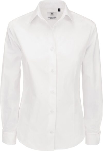 Popeline Bluse langarm B&C | Heritage LSL /women