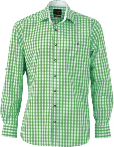 Popeline Karo Trachten Hemd Daiber | JN 638 Popeline Karo Trachten Hemd Daiber | JN 638