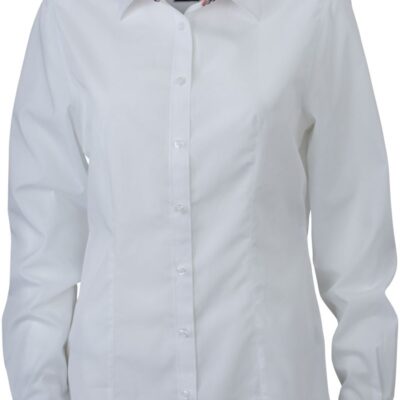 Popeline Bluse mit Karoeinsätzen Daiber | JN 618