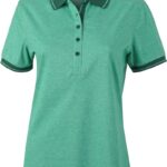 Damen Jersey Melange Polo Daiber | JN 705