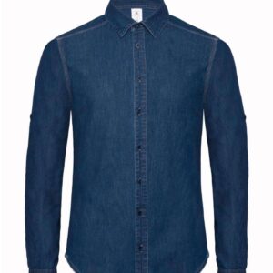 Denim Twill Hemd langarm B&C | DNM Vision /men