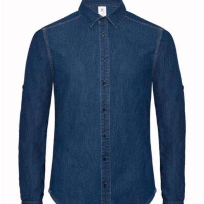 Denim Twill Hemd langarm B&C | DNM Vision /men