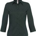 Popeline Stretch Bluse 3/4 Arm B&C | Milano /women