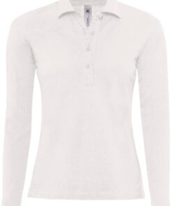 Damen Piqué Polo langarm B&C | Safran Pure LSL /women