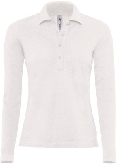 Damen Piqué Polo langarm B&C | Safran Pure LSL /women