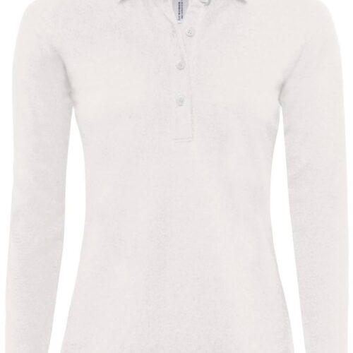 Damen Piqué Polo langarm B&C | Safran Pure LSL /women