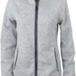 Damen Strickfleece Kapuzenjacke Daiber | JN 588