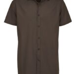 Popeline Stretch Hemd kurzarm B&C | Black Tie SSL /men