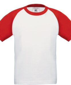 Kinder Raglan Kontrast T-Shirt B&C | Base-Ball /kids