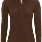 Damen Piqué Polo langarm B&C | Safran Pure LSL /women