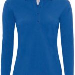 Damen Piqué Polo langarm B&C | Safran Pure LSL /women