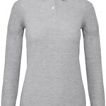 Damen Piqué Polo langarm B&C | ID.001 LSL /women