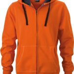 Schwere Herren Kapuzen Sweatjacke Daiber | JN 595
