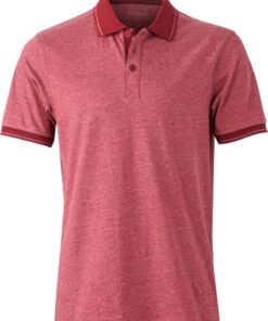 Herren Jersey Melange Polo Daiber | JN 706