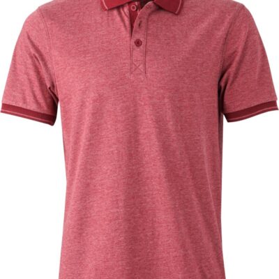 Herren Jersey Melange Polo Daiber | JN 706