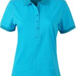 Damen Jersey Melange Polo Daiber | JN 705
