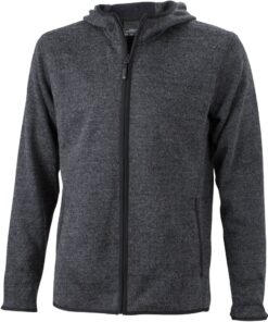 Herren Strickfleece Kapuzenjacke Daiber | JN 589