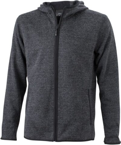 Herren Strickfleece Kapuzenjacke Daiber | JN 589 Herren Strickfleece Kapuzenjacke Daiber | JN 589