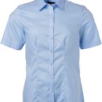 Micro-Twill Bluse kurzarm Daiber | JN 683