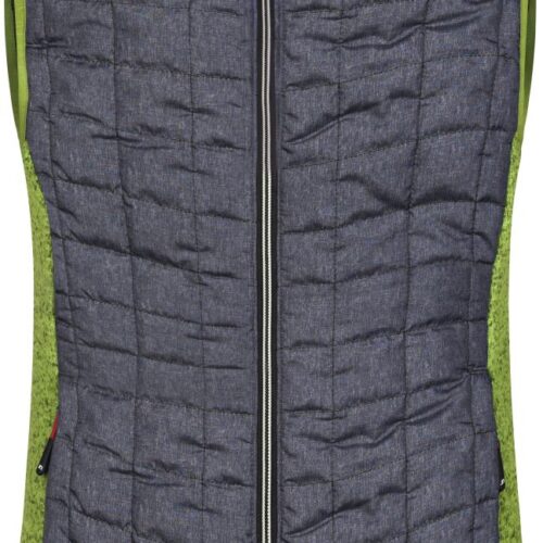 Damen Hybrid Strickfleece Gilet Daiber | JN 739 Damen Hybrid Strickfleece Gilet Daiber | JN 739