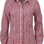 Popeline Karo Bluse langarm Daiber | JN 616