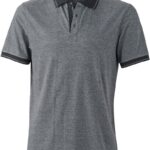 Herren Jersey Melange Polo Daiber | JN 706