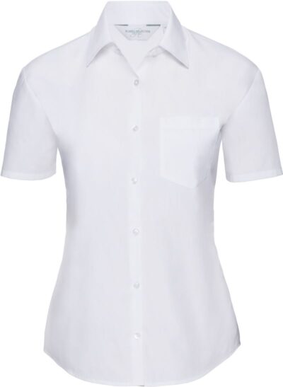 Popeline Bluse kurzarm Russell | 935F