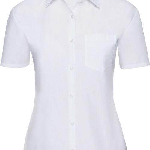 Popeline Bluse kurzarm Russell | 935F