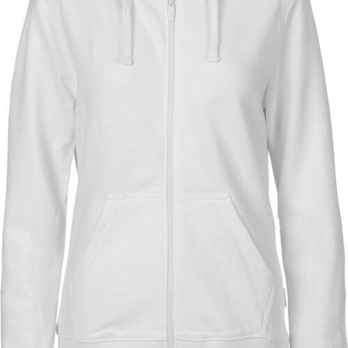 Damen Bio Kapuzen Sweatjacke Neutral | O 83301