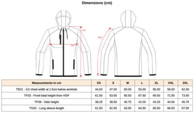 Damen Melange Kapuzen Strickfleece Jacke Kariban ProAct | PA 366 Grössentabelle Damen Melange Kapuzen Strickfleece Jacke Kariban ProAct | PA 366 Grössentabelle