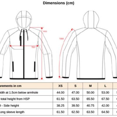 Damen Melange Kapuzen Strickfleece Jacke Kariban ProAct | PA 366 Grössentabelle Damen Melange Kapuzen Strickfleece Jacke Kariban ProAct | PA 366 Grössentabelle