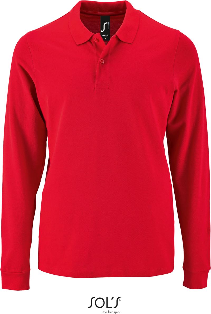 Herren Piqué Polo langarm SOL'S | Perfect LSL Men