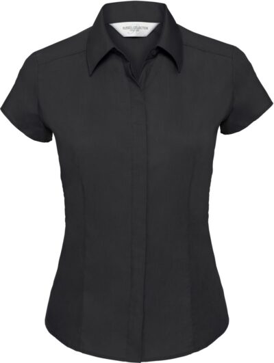 Popeline Bluse kurzarm Russell | 925F