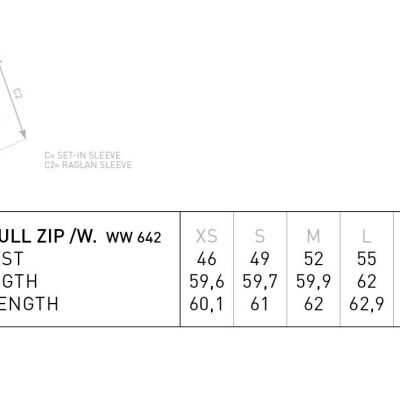 Damen Kapuzen Sweatjacke B&C | Hooded Full Zip /women